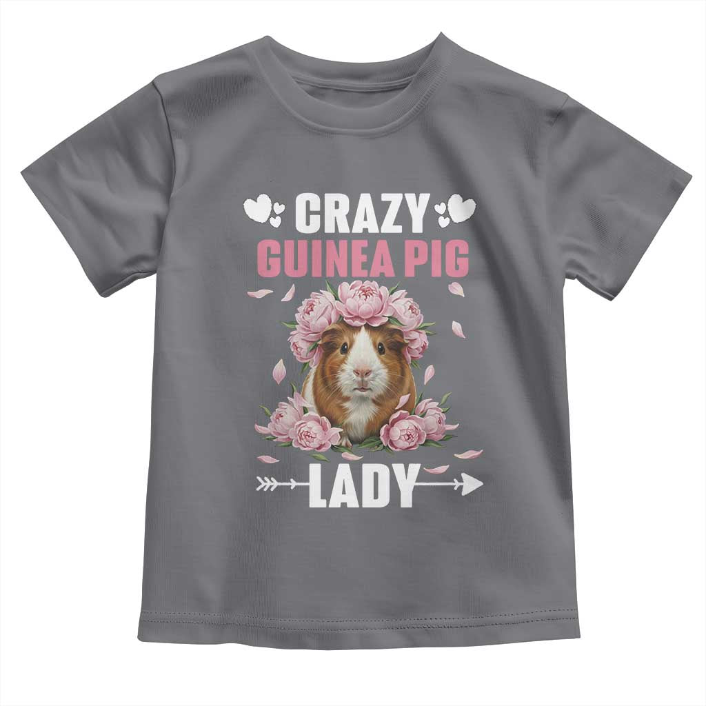 Funny Crazy Guinea Pig Lady Toddler T Shirt Cavy Mom Gift - Wonder Print Shop