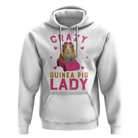 Crazy Guinea Pig Lady Hoodie Funny Pet Lover Gift - Wonder Print Shop