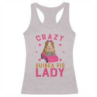 Crazy Guinea Pig Lady Racerback Tank Top Funny Pet Lover Gift - Wonder Print Shop