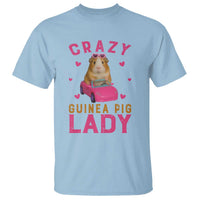 Crazy Guinea Pig Lady T Shirt Funny Pet Lover Gift - Wonder Print Shop