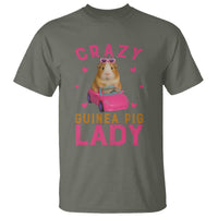 Crazy Guinea Pig Lady T Shirt Funny Pet Lover Gift - Wonder Print Shop