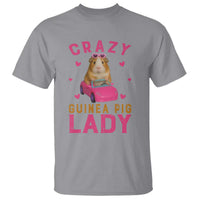 Crazy Guinea Pig Lady T Shirt Funny Pet Lover Gift - Wonder Print Shop