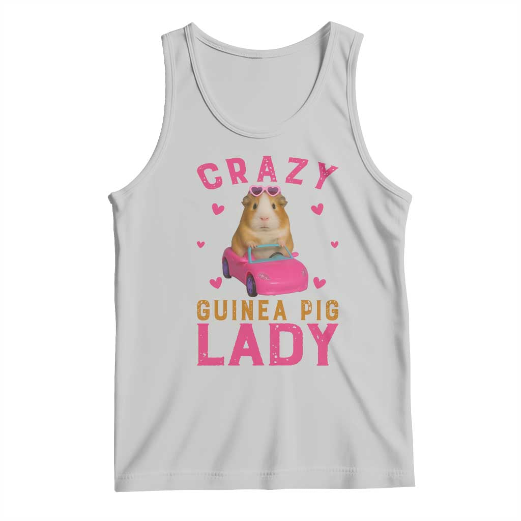 Crazy Guinea Pig Lady Tank Top Funny Pet Lover Gift - Wonder Print Shop