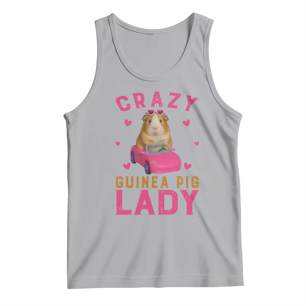 Crazy Guinea Pig Lady Tank Top Funny Pet Lover Gift - Wonder Print Shop