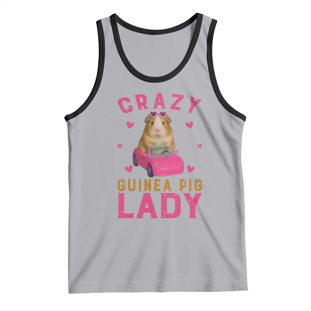 Crazy Guinea Pig Lady Tank Top Funny Pet Lover Gift - Wonder Print Shop