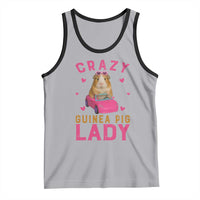 Crazy Guinea Pig Lady Tank Top Funny Pet Lover Gift - Wonder Print Shop