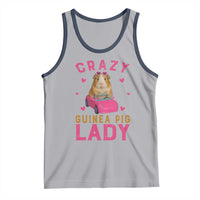Crazy Guinea Pig Lady Tank Top Funny Pet Lover Gift - Wonder Print Shop