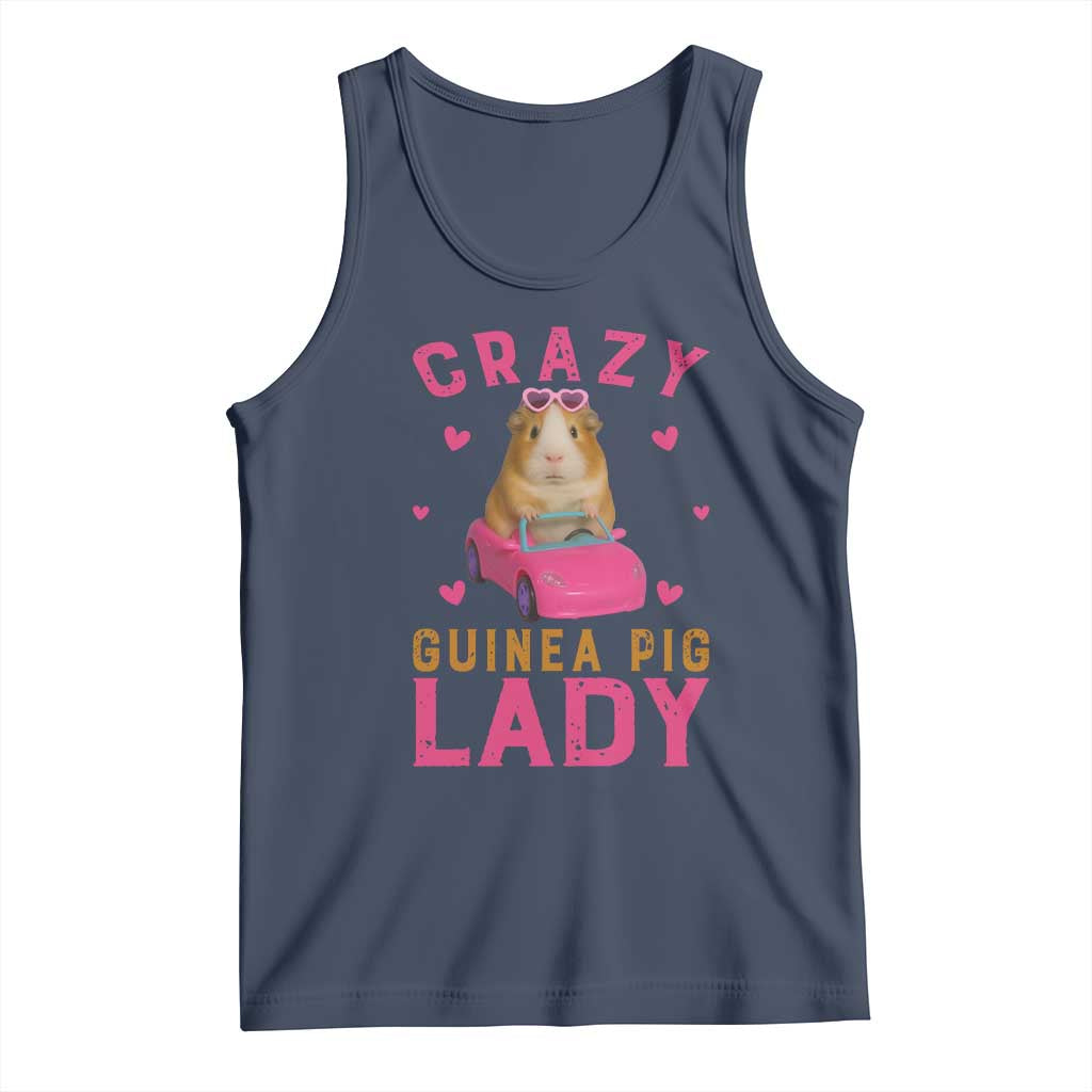 Crazy Guinea Pig Lady Tank Top Funny Pet Lover Gift - Wonder Print Shop