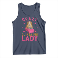 Crazy Guinea Pig Lady Tank Top Funny Pet Lover Gift - Wonder Print Shop