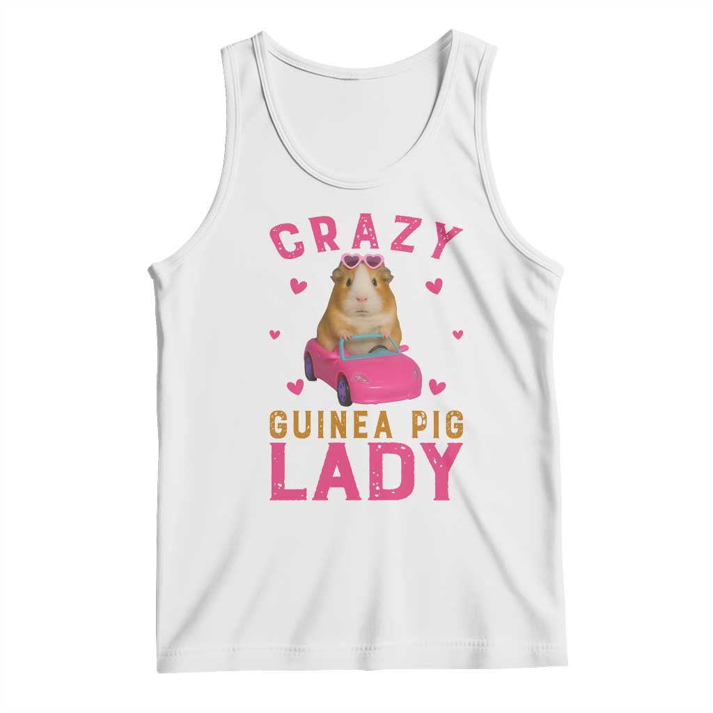 Crazy Guinea Pig Lady Tank Top Funny Pet Lover Gift - Wonder Print Shop