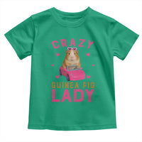 Crazy Guinea Pig Lady Toddler T Shirt Funny Pet Lover Gift - Wonder Print Shop