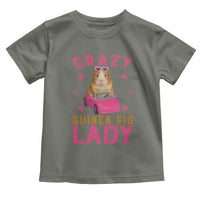Crazy Guinea Pig Lady Toddler T Shirt Funny Pet Lover Gift - Wonder Print Shop