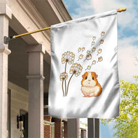 Flower Guinea Pig Dandelion Garden Flag Funny Cavy Lover Gift - Wonder Print Shop