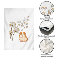 Flower Guinea Pig Dandelion Garden Flag Funny Cavy Lover Gift - Wonder Print Shop