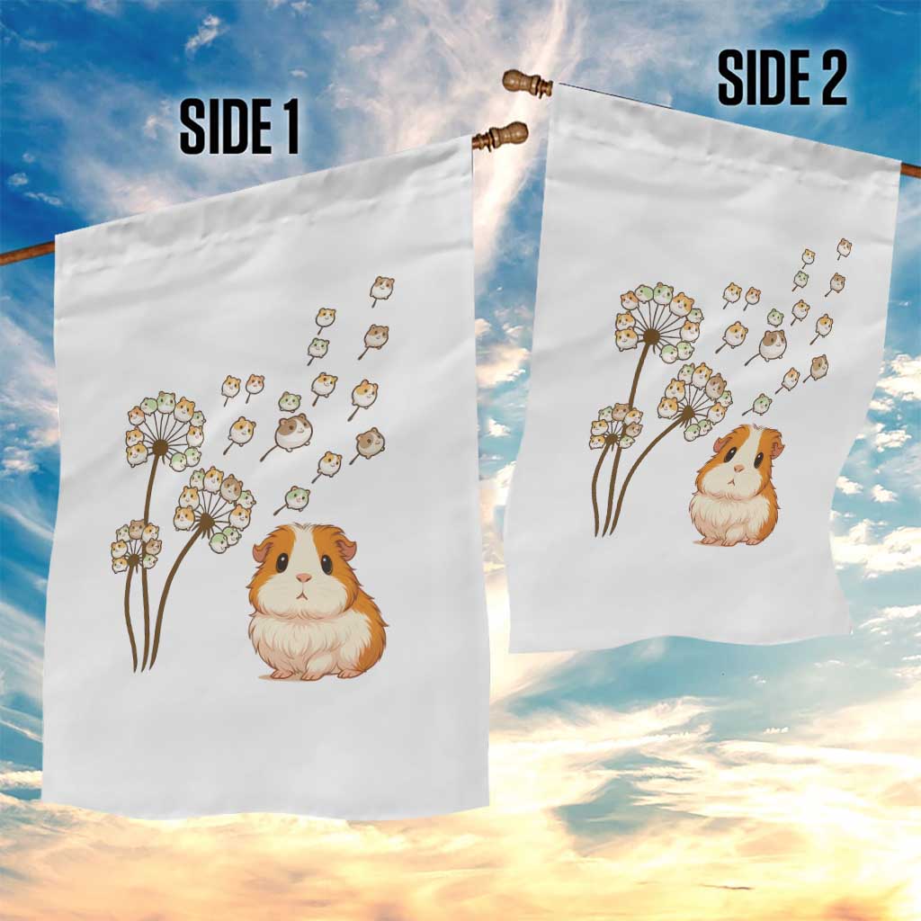 Flower Guinea Pig Dandelion Garden Flag Funny Cavy Lover Gift - Wonder Print Shop