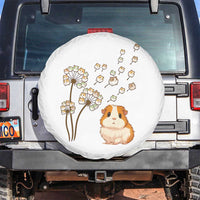 Flower Guinea Pig Dandelion Spare Tire Cover Funny Cavy Lover Gift - Wonder Print Shop