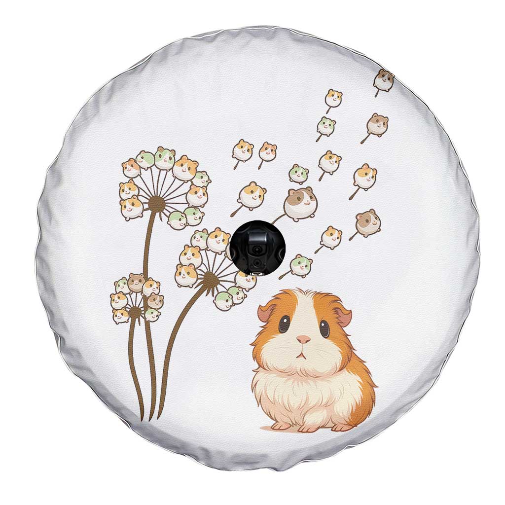 Flower Guinea Pig Dandelion Spare Tire Cover Funny Cavy Lover Gift - Wonder Print Shop