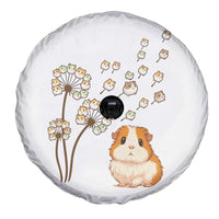 Flower Guinea Pig Dandelion Spare Tire Cover Funny Cavy Lover Gift - Wonder Print Shop