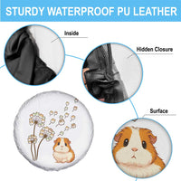 Flower Guinea Pig Dandelion Spare Tire Cover Funny Cavy Lover Gift - Wonder Print Shop