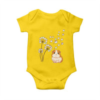 Flower Guinea Pig Dandelion Baby Onesie Funny Cavy Lover Gift - Wonder Print Shop