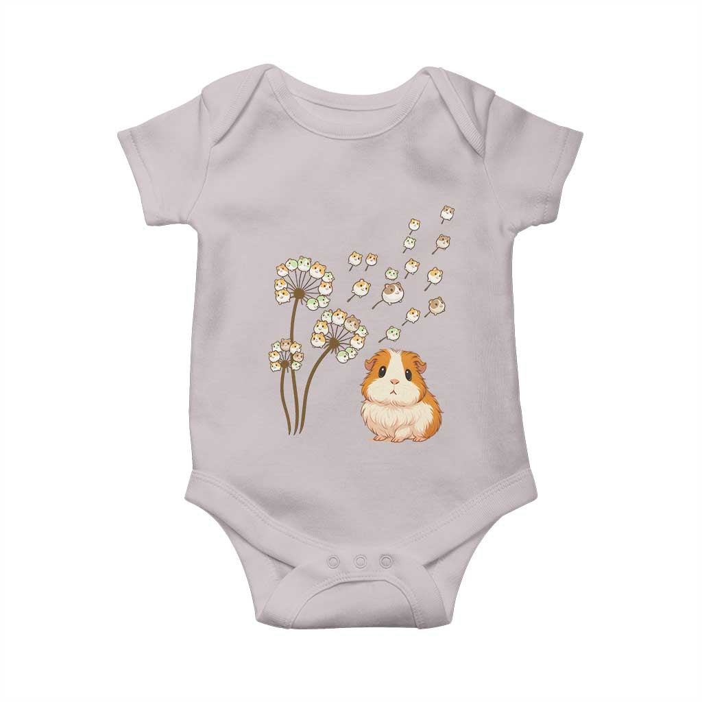 Flower Guinea Pig Dandelion Baby Onesie Funny Cavy Lover Gift - Wonder Print Shop