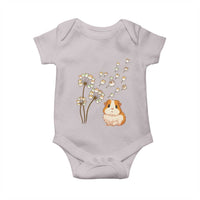 Flower Guinea Pig Dandelion Baby Onesie Funny Cavy Lover Gift - Wonder Print Shop