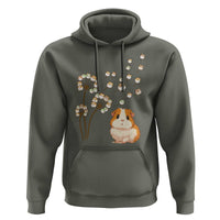 Flower Guinea Pig Dandelion Hoodie Funny Cavy Lover Gift - Wonder Print Shop