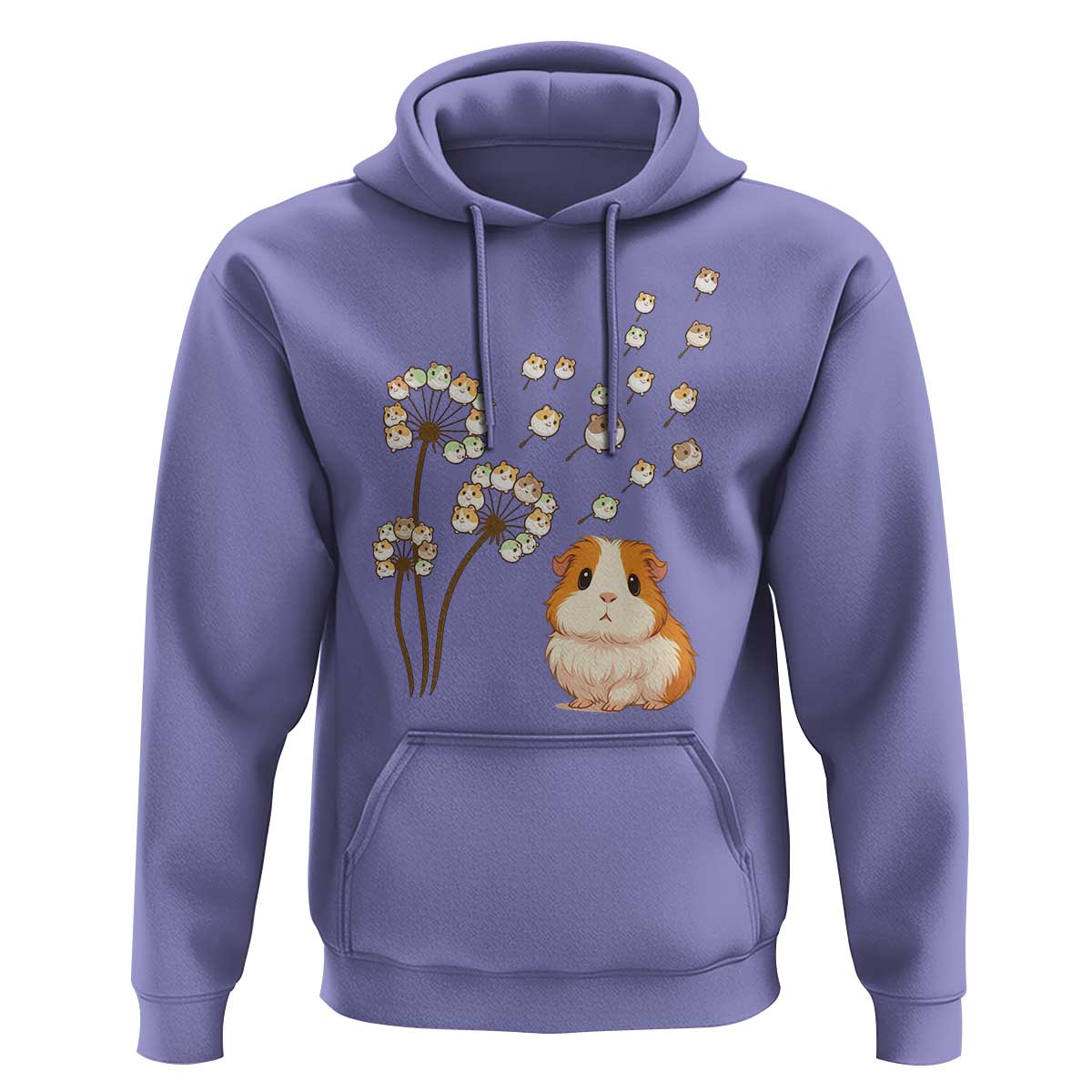 Flower Guinea Pig Dandelion Hoodie Funny Cavy Lover Gift - Wonder Print Shop