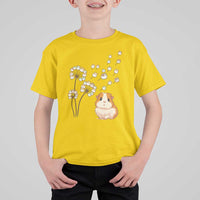 Flower Guinea Pig Dandelion T Shirt For Kid Funny Cavy Lover Gift - Wonder Print Shop