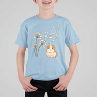 Flower Guinea Pig Dandelion T Shirt For Kid Funny Cavy Lover Gift - Wonder Print Shop