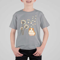 Flower Guinea Pig Dandelion T Shirt For Kid Funny Cavy Lover Gift - Wonder Print Shop