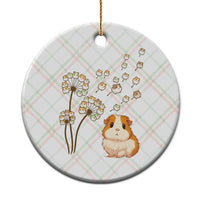 Flower Guinea Pig Dandelion Ceramic Ornament Funny Cavy Lover Gift - Wonder Print Shop