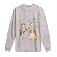 Flower Guinea Pig Dandelion Long Sleeve Shirt Funny Cavy Lover Gift - Wonder Print Shop