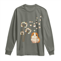 Flower Guinea Pig Dandelion Long Sleeve Shirt Funny Cavy Lover Gift - Wonder Print Shop