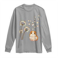 Flower Guinea Pig Dandelion Long Sleeve Shirt Funny Cavy Lover Gift - Wonder Print Shop