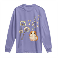 Flower Guinea Pig Dandelion Long Sleeve Shirt Funny Cavy Lover Gift - Wonder Print Shop