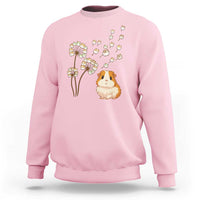 Flower Guinea Pig Dandelion Sweatshirt Funny Cavy Lover Gift - Wonder Print Shop