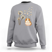 Flower Guinea Pig Dandelion Sweatshirt Funny Cavy Lover Gift - Wonder Print Shop
