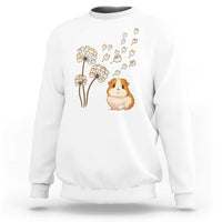 Flower Guinea Pig Dandelion Sweatshirt Funny Cavy Lover Gift - Wonder Print Shop
