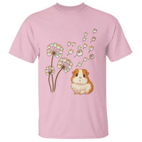 Flower Guinea Pig Dandelion T Shirt Funny Cavy Lover Gift - Wonder Print Shop
