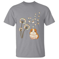 Flower Guinea Pig Dandelion T Shirt Funny Cavy Lover Gift - Wonder Print Shop
