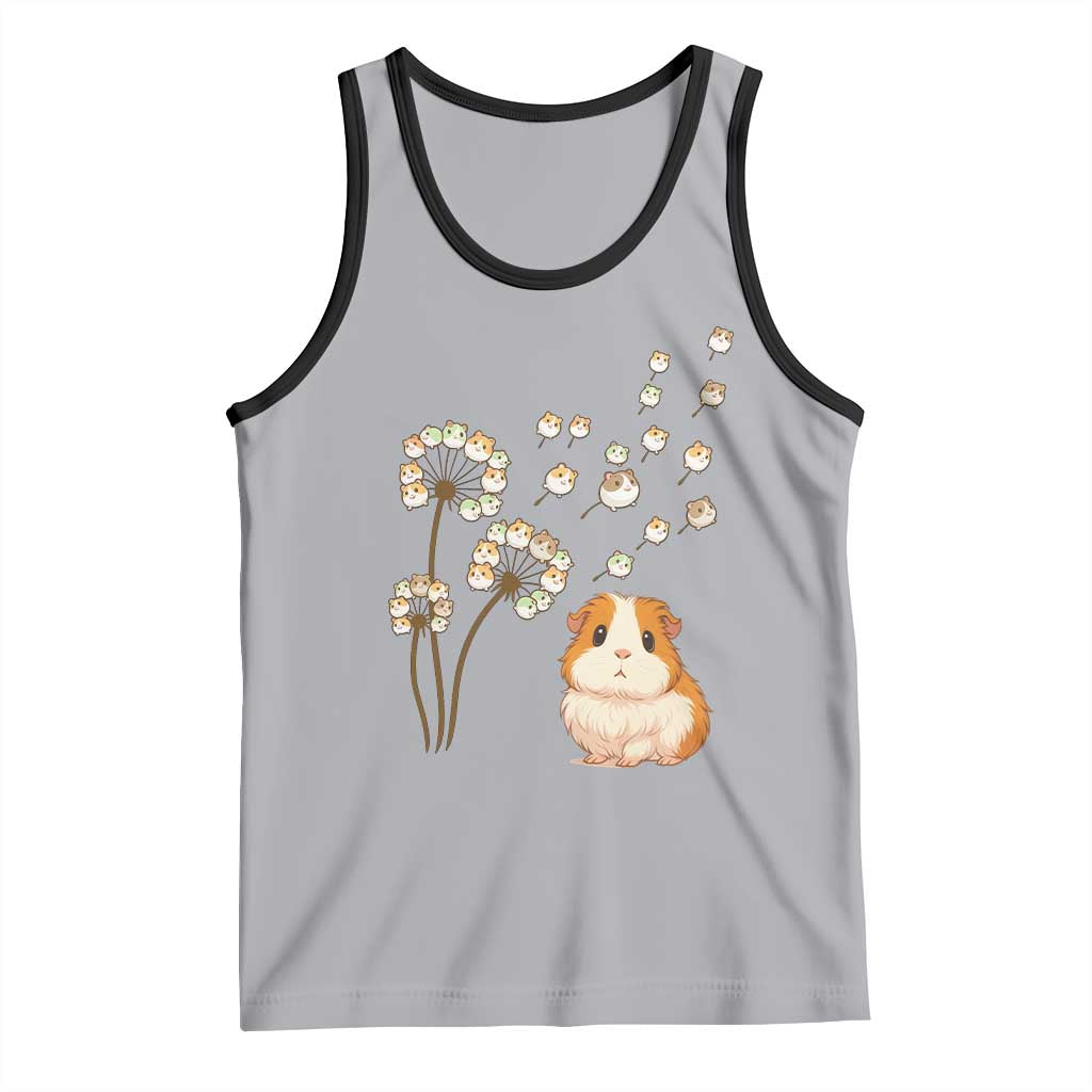 Flower Guinea Pig Dandelion Tank Top Funny Cavy Lover Gift - Wonder Print Shop