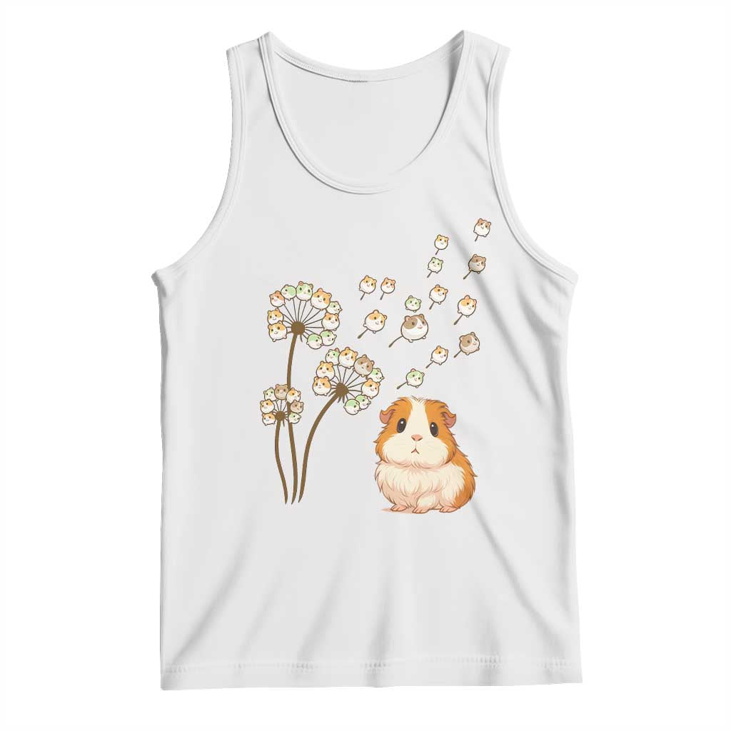Flower Guinea Pig Dandelion Tank Top Funny Cavy Lover Gift - Wonder Print Shop