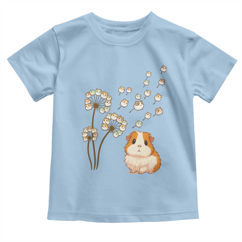 Flower Guinea Pig Dandelion Toddler T Shirt Funny Cavy Lover Gift - Wonder Print Shop