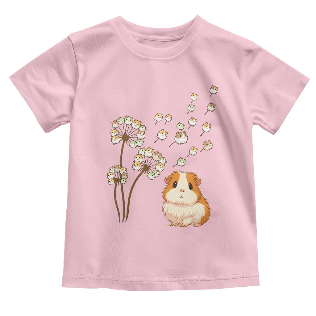 Flower Guinea Pig Dandelion Toddler T Shirt Funny Cavy Lover Gift - Wonder Print Shop