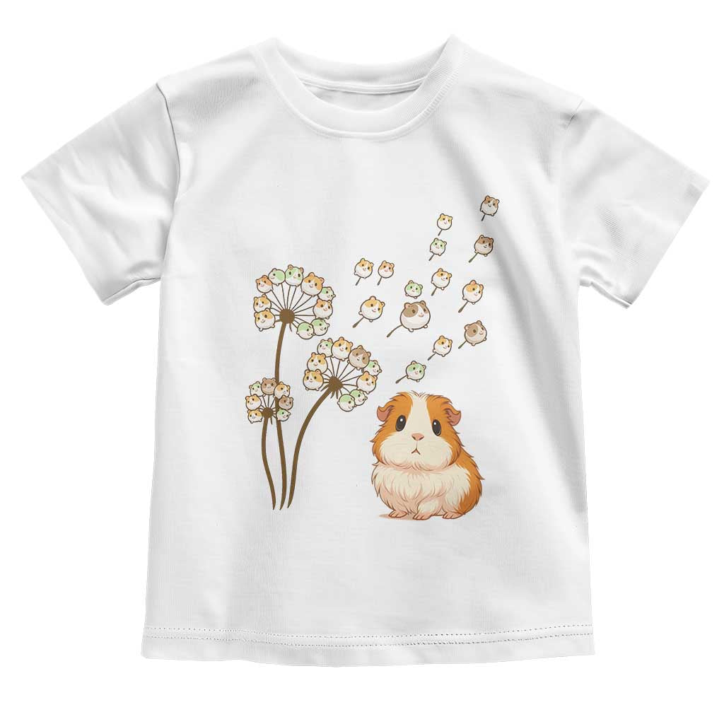 Flower Guinea Pig Dandelion Toddler T Shirt Funny Cavy Lover Gift - Wonder Print Shop