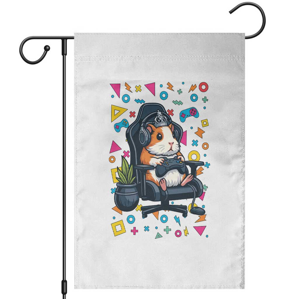 Funny Guinea Pigs And Gaming Lover Gift For Kid Garden Flag - Wonder Print Shop