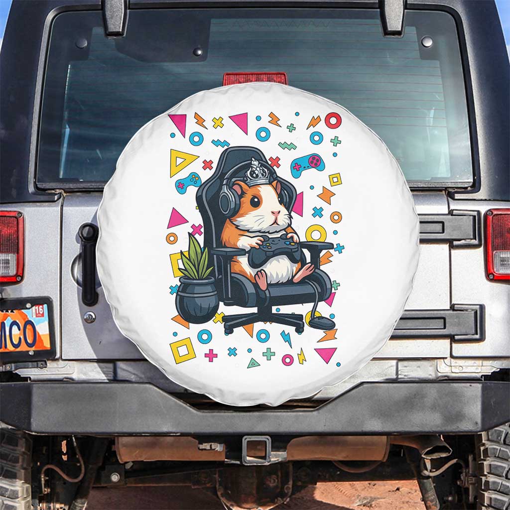 Funny Guinea Pigs And Gaming Lover Gift For Kid Spare Tire Cover - Wonder Print Shop