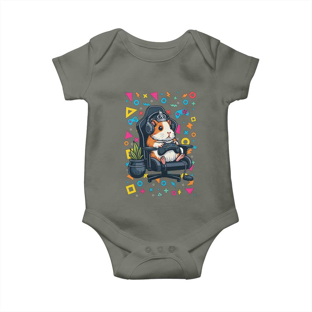 Funny Guinea Pigs And Gaming Lover Gift For Kid Baby Onesie - Wonder Print Shop
