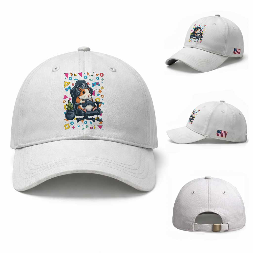 Funny Guinea Pigs And Gaming Lover Gift For Kid Baseball Cap